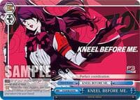 KNEEL BEFORE ME. - Persona 3 Reload Premium Booster - Weiss Schwarz card