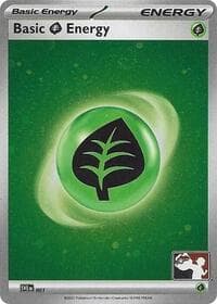 Basic Grass Energy - 001 (Cosmos Holo) - Prize Pack Series Cards - Pokemon card
