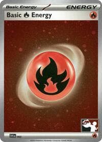 Basic Fire Energy - 002 (Cosmos Holo) - Prize Pack Series Cards - Pokemon card