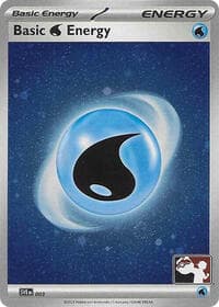 Basic Water Energy - 003 (Cosmos Holo) - Prize Pack Series Cards - Pokemon card
