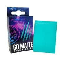 Japanese Matte Sleeves - Turquoise / Sirius (60-Pack) - Prismatic Defender Card Sleeves - Card Sleeves card