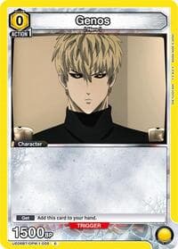 Genos (005) (Box Topper Foil) - UE06BT: One Punch Man - Union Arena card