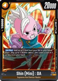 Shin (Mini) : DA - Starter Deck 8: Vegeta (Mini) Super Saiyan 3 - Dragon Ball Super: Fusion World card