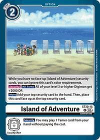 Island of Adventure - Starter Deck 20: Protector of Light - Digimon Card Game card