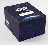 Star Wars: Unlimited Twin Suns Soft Crate - Card Back Blue - GameGenic Deck Boxes - Deck Boxes card