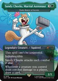 Sandy Cheeks, Martial Astronaut - Toski, Bearer of Secrets - Secret Lair Drop Series - Magic: The Gathering card