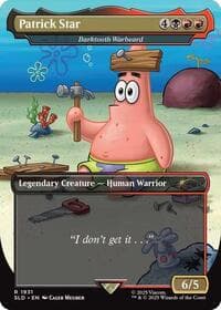 Patrick Star - Barktooth Warbeard - Secret Lair Drop Series - Magic: The Gathering card