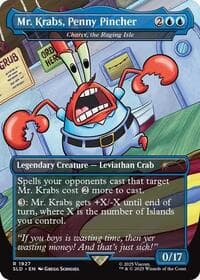 Mr. Krabs, Penny Pincher - Charix, the Raging Isle - Secret Lair Drop Series - Magic: The Gathering card