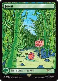 Forest (1943) - Secret Lair Drop Series - Magic: The Gathering card