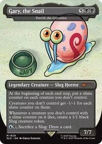 Gary, the Snail - Toxrill, the Corrosive - Secret Lair Drop Series - Magic: The Gathering card