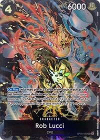 Rob Lucci (Illustration Box EX) - One Piece Promotion Cards - One Piece Card Game card