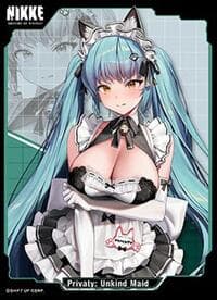 Chara Sleeve Collection Matte Series No.MT2054: Goddess of Victory: Nikke - Nikke Privaty Unkind Maid (65-Pack) - Movic Imported Card Sleeves - Card Sleeves card