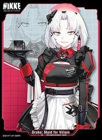 Chara Sleeve Collection Matte Series No.MT2055: Goddess of Victory: Nikke - Maid for Villain (65-Pack) - Movic Imported Card Sleeves - Card Sleeves card