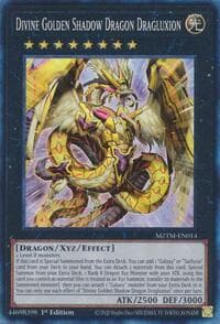 Divine Golden Shadow Dragon Dragluxion (CR) - Maze of the Master - YuGiOh card