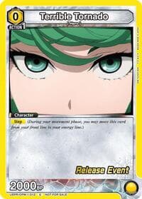 Terrible Tornado (012) - UE06BT: One Punch Man Release Event Cards - Union Arena card