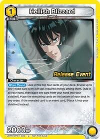 Hellish Blizzard (020) - UE06BT: One Punch Man Release Event Cards - Union Arena card