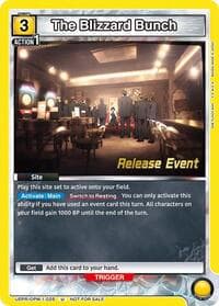 The Blizzard Bunch - UE06BT: One Punch Man Release Event Cards - Union Arena card