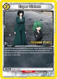 Esper Sisters - UE06BT: One Punch Man Release Event Cards - Union Arena card
