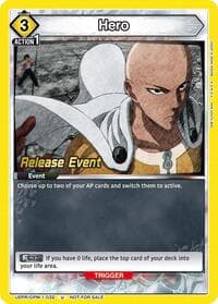 Hero - UE06BT: One Punch Man Release Event Cards - Union Arena card