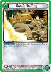 Death Gatling - UE06BT: One Punch Man Release Event Cards - Union Arena card