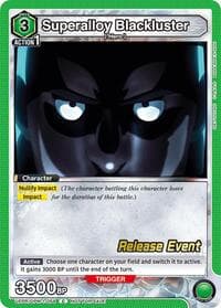 Superalloy Blackluster - UE06BT: One Punch Man Release Event Cards - Union Arena card