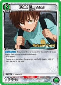 Child Emperor - UE06BT: One Punch Man Release Event Cards - Union Arena card