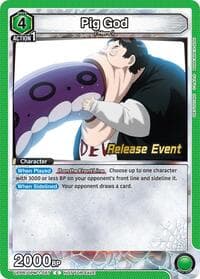Pig God - UE06BT: One Punch Man Release Event Cards - Union Arena card