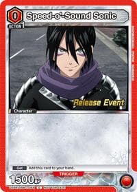 Speed-o'-Sound Sonic (068) - UE06BT: One Punch Man Release Event Cards - Union Arena card