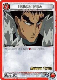 Hellfire Flame - UE06BT: One Punch Man Release Event Cards - Union Arena card