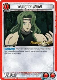 Tempest Wind - UE06BT: One Punch Man Release Event Cards - Union Arena card