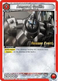 Armored Gorilla - UE06BT: One Punch Man Release Event Cards - Union Arena card