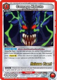 Carnage Kabuto - UE06BT: One Punch Man Release Event Cards - Union Arena card