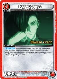 Doctor Genus - UE06BT: One Punch Man Release Event Cards - Union Arena card