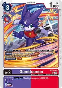 Gumdramon - World Convergence - Digimon Card Game card