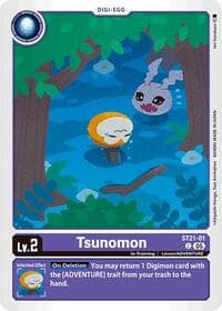 Tsunomon - Starter Deck 21: Hero of Hope - Digimon Card Game card
