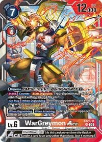 WarGreymon ACE - Starter Deck 20: Protector of Light - Digimon Card Game card