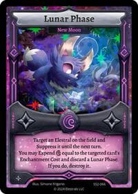 Lunar Phase - New Moon - Shattered Stars Chapter 2 [SS2] - Elestrals card