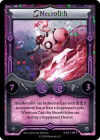 Necrolith (Seralized) - Shattered Stars Chapter 2 [SS2] - Elestrals card
