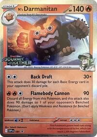 N's Darmanitan - 181 (Prerelease) - SV: Scarlet & Violet Promo Cards - Pokemon card