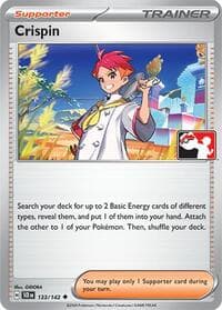 Crispin - Prize Pack Series Cards - Pokemon card