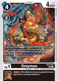 Greymon - World Convergence - Digimon Card Game card