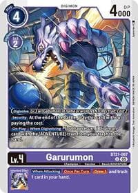 Garurumon - World Convergence - Digimon Card Game card
