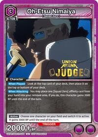 Oh-Etsu Nimaiya (Judge Pack) - Union Arena Promotion Cards - Union Arena card