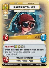 Anakin Skywalker - I'll Try Spinning (Foil) - Jump to Lightspeed: Weekly Play Promos - Star Wars: Unlimited card