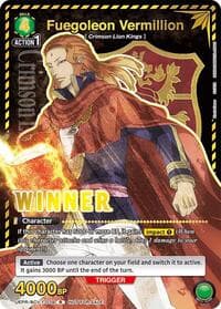Fuegoleon Vermillion (Winner) - Union Arena Promotion Cards - Union Arena card