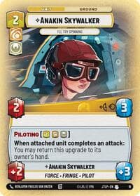 Anakin Skywalker - I'll Try Spinning - Jump to Lightspeed: Weekly Play Promos - Star Wars: Unlimited card