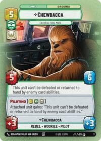 Chewbacca - Faithful First Mate - Jump to Lightspeed: Weekly Play Promos - Star Wars: Unlimited card