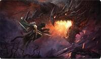 Magali Villeneuve Playmat for Magic: The Gathering (Kickstarter Exclusive) - Drizz't & Guenhwyvar) - Ultra Pro Playmats - Playmats card