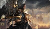 Magali Villeneuve Playmat for Magic: The Gathering (Kickstarter Exclusive) - Seraph of the Scales - Ultra Pro Playmats - Playmats card