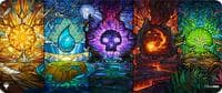 Magali Villeneuve Playmat for Magic: The Gathering (Kickstarter Exclusive) - Stained Glass 6ft Playmat - Ultra Pro Playmats - Playmats card